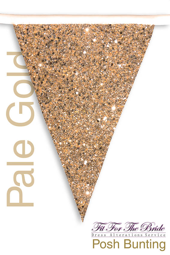 Posh Bunting - Pale Gold